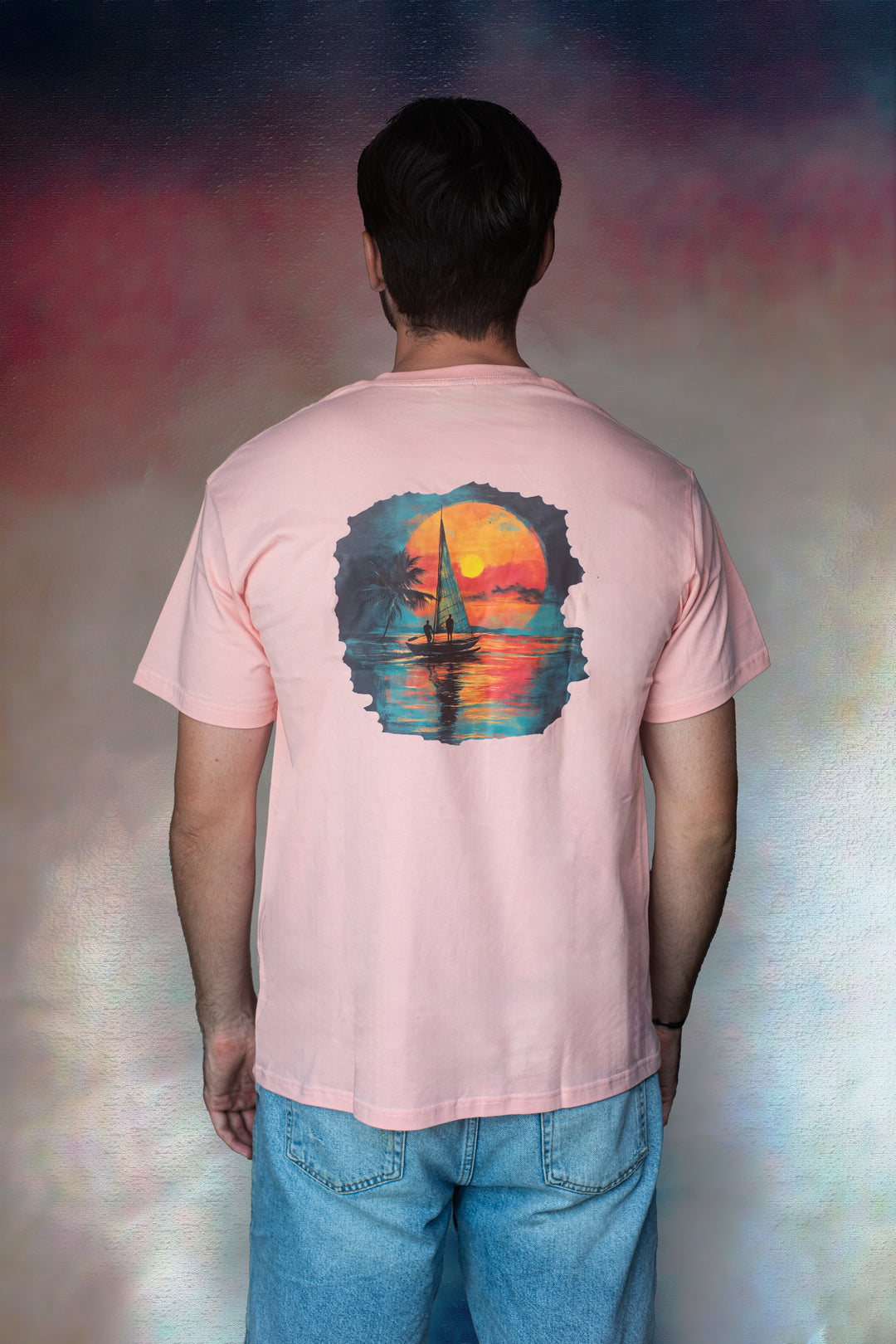 T-shirt - Mahana Temaratino - Polynésien Peach - DYNASTY TAHITI