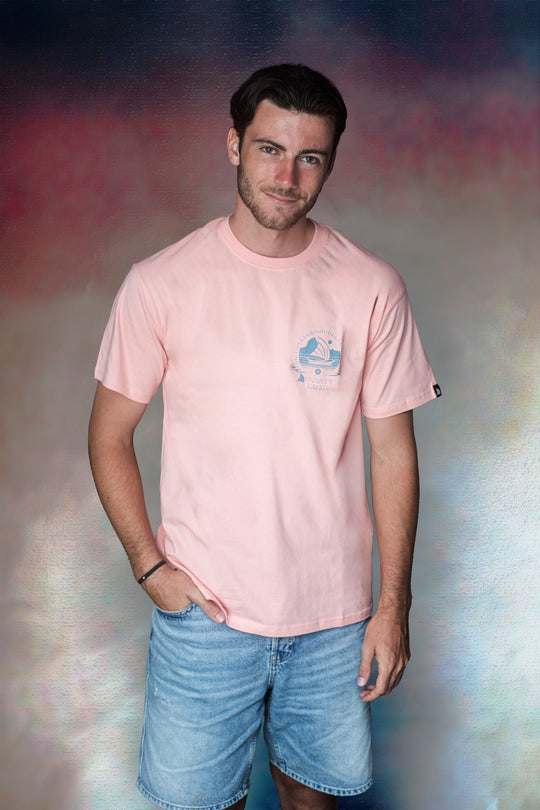 T-shirt - Mahana Temaratino - Polynésien Peach - DYNASTY TAHITI
