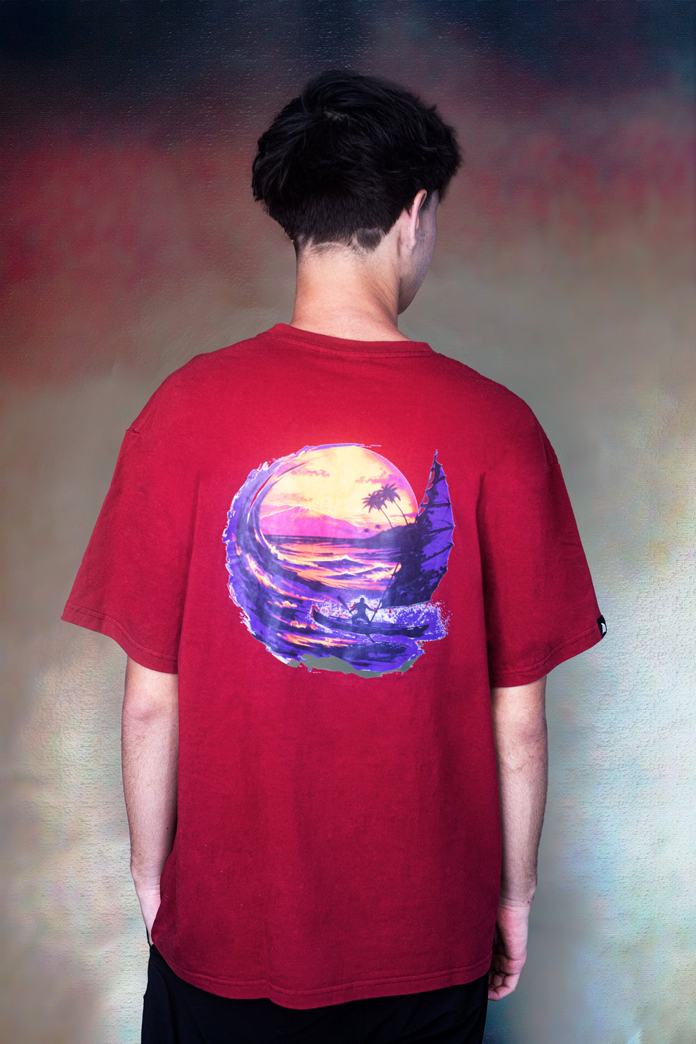 T-shirt - Bordeaux Aito Va'a - DYNASTY TAHITI