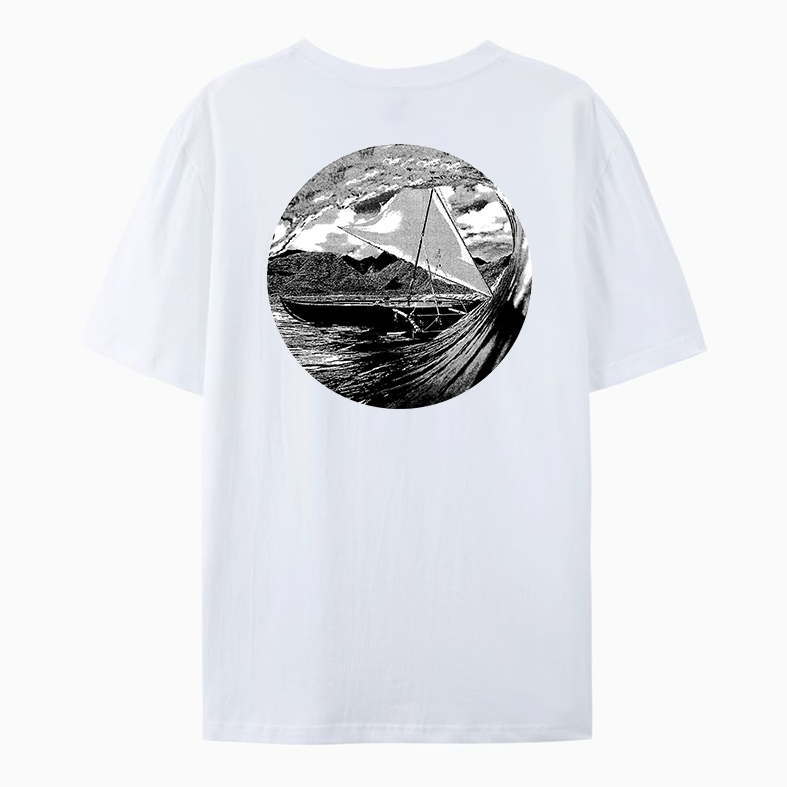 tshirt-polynésien-tahiti-va'a-blanc-teahupoo-surf-dynasty-tahiti.webp
