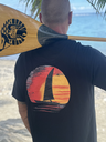 T-shirt polynésien va'a - Mixte - MARUĀPŌ - Blanc, Noir, Bleu Marine,  
